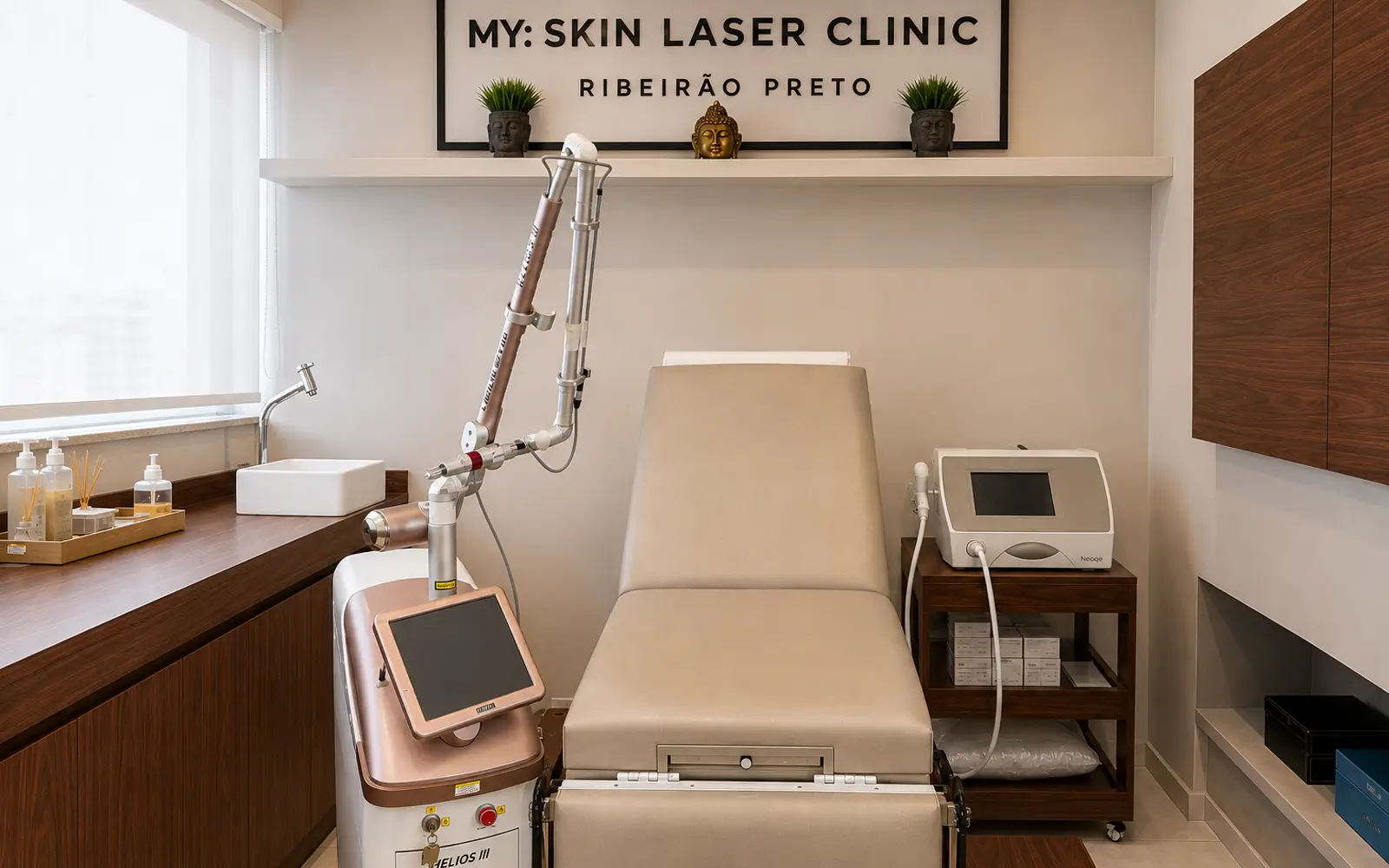 Sala de procedimento da My Skin
